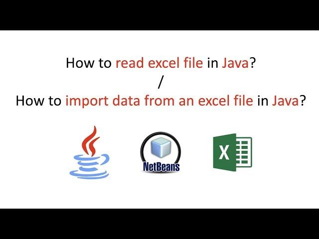 How to read excel file in Java?