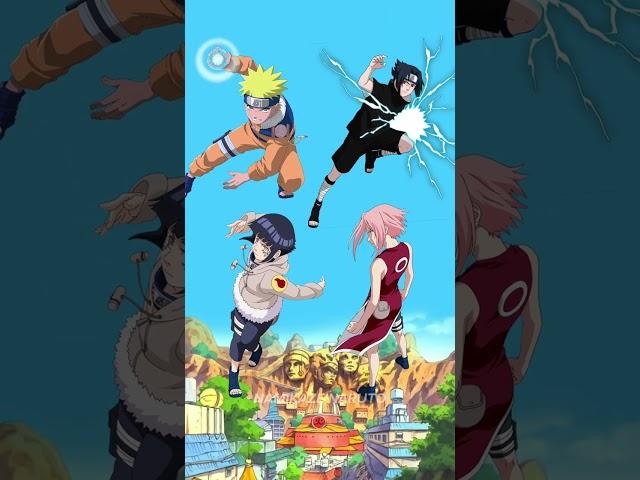 Naruto and Hinata vs Sasuke and Sakura_who is strongest