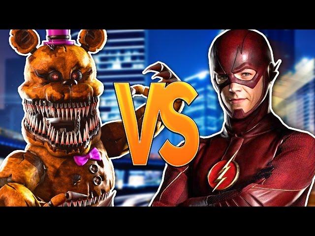 ФЛЭШ VS ФРЕДДИ ФНАФ | СУПЕР РЭП БИТВА | Flash ПРОТИВ Freddy Fazbear (FNAF)