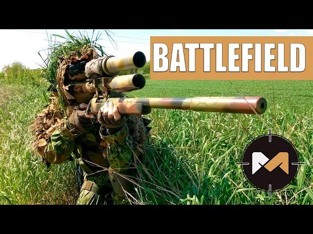 BATTLEFIELD В РЕАЛЬНОЙ ЖИЗНИ. СНАЙПЕР. СТРАЙКБОЛ // AIRSOFT SNIPER