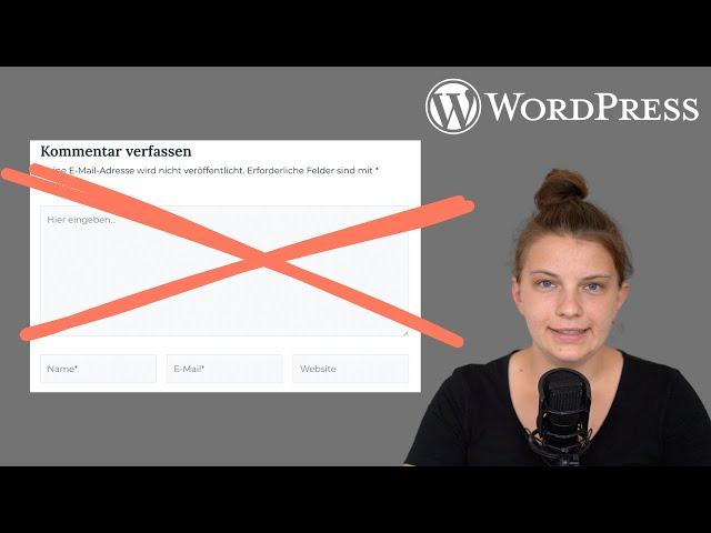 WordPress Kommentare deaktivieren OHNE Plugin: So geht's