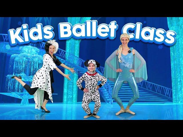 FROZEN Kids Ballet - Elsa Saves 101 Dalmatians Puppy from Cruella (Ballet for Kids Ages 2 -8)