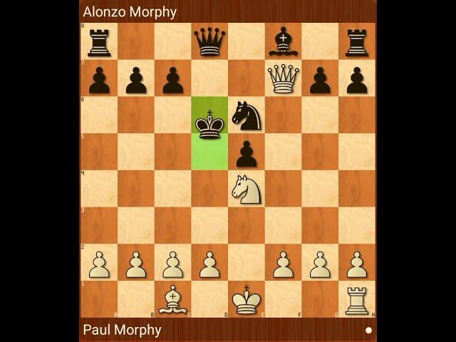 Paul Morphy ,Rook Odds Game #chess