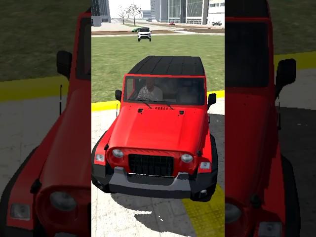 thar Vs fortuner | indian bike driver 3d gam #youtube #shot #yarl #youtubeshorts #youtubr #yarl