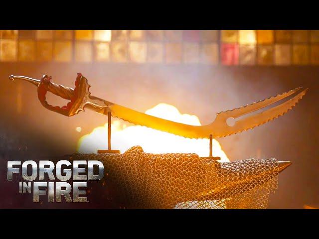 *SPLIT-TIP BLADE* Teeth of the Tegha (Season 8) | Forged in Fire | History