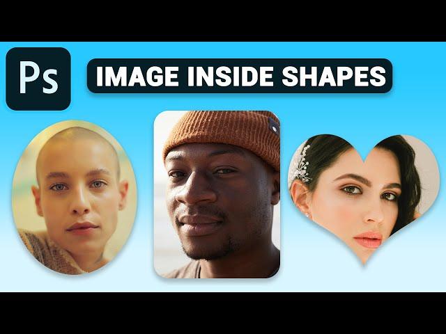 How To Put Image Inside of A Shape in Photoshop