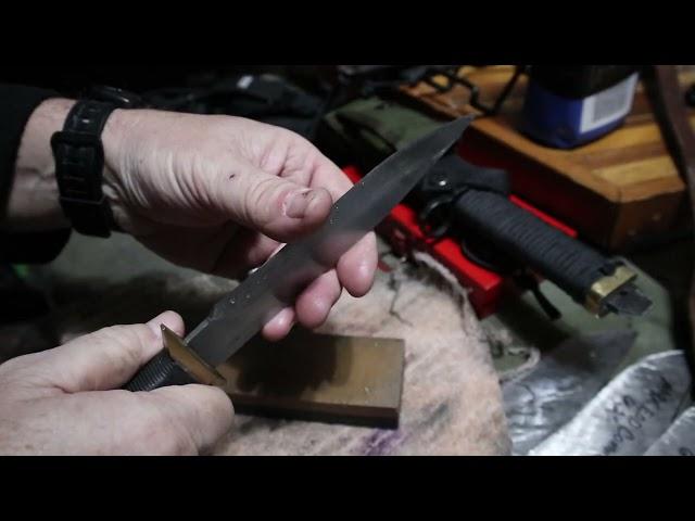 Freshly Stoned STK S22-L6 Government Knife & John Wick Tanto Knife