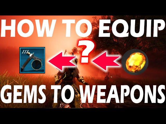 How To Equip Gems To Weapons & Armor Slot Gem Socket Guide - New World