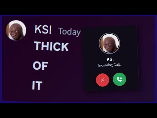 KSI - Thick of It, but it's a DISCORD RINGTONE