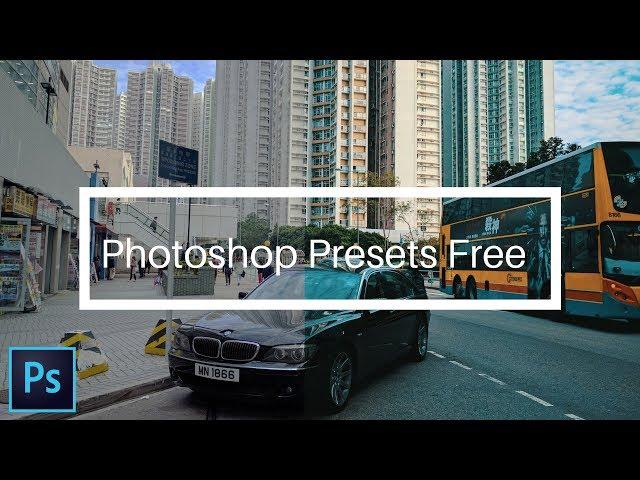 Photoshop presets FREE (60+ color grading LUTs including cinematic Teal & Orange)