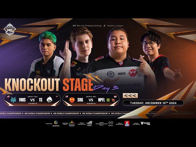  LIVE | MLBB M6 World Championship | Knockout Stage Day 3