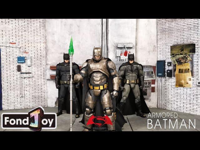 FondJoy Armored Batman (vs. Superman Ver.) Unboxing, McFarlane Comparison & REVIEW #dc #batman