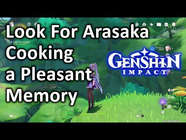 Look For Arasaka Cooking a Pleasant Memory Genshin Impact