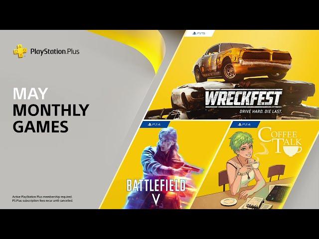 PS Plus Monthly Free Games - May 2021