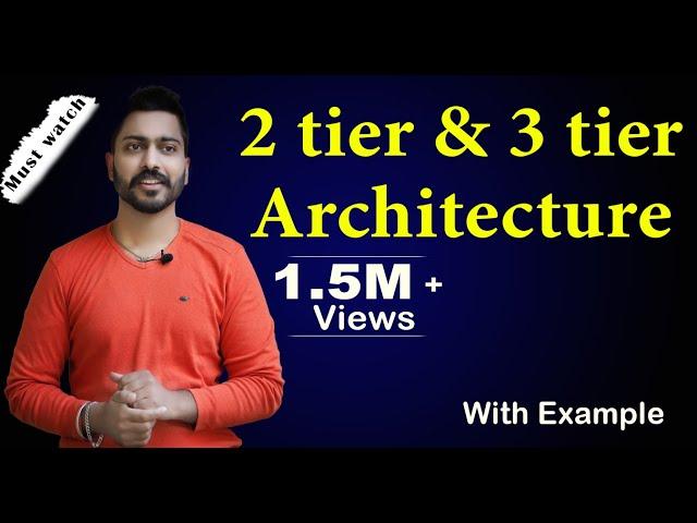 Lec-4: 2 tier and 3 tier Architecture with real life examples | Database Management System