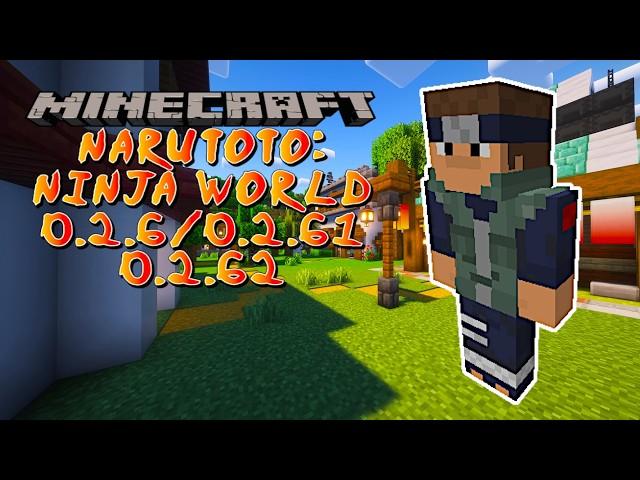 *NEW* Narutoto Ninja World: Sharingan Update - Minecraft 1.20.1 (Mod Showcase) Versions 0.2.6-0.2.62