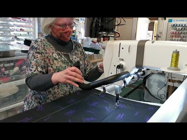 New Threads Quilt Shop gets their new Handi Quilter Longarm