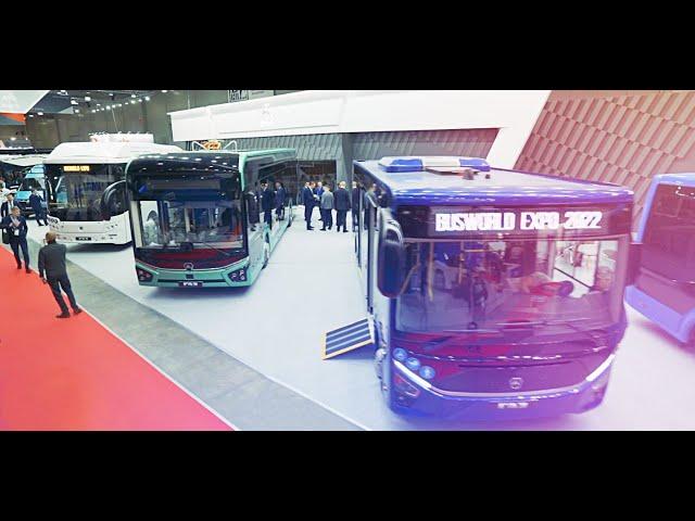 Автобусы ГАЗ нового поколения на выставке Bus World Expo 2022