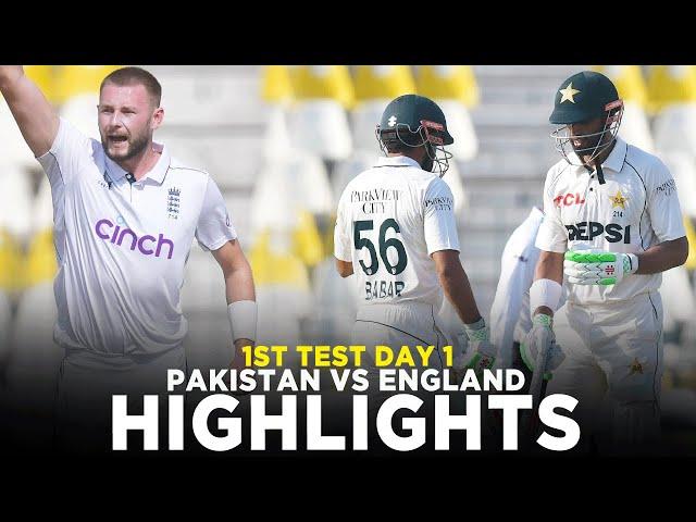 Full Highlights | Pakistan vs England | 1st Test Day 1, 2024 | PCB | M3G1K