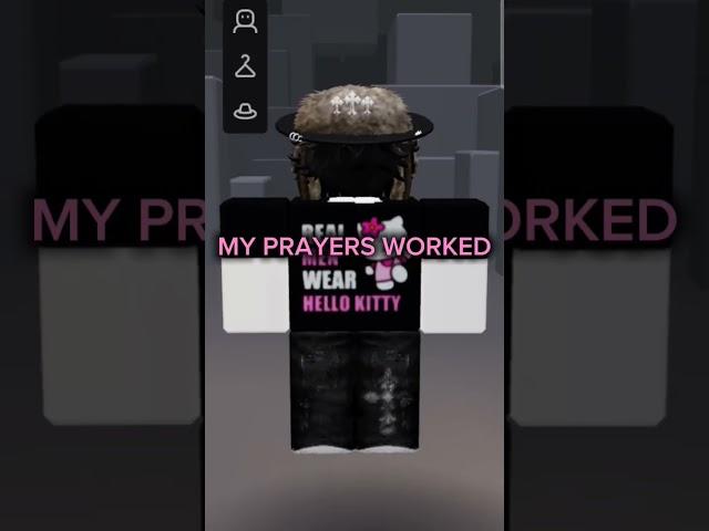 MY PRAYERS WORKED YAYAAYAYA #roblox #adjustment