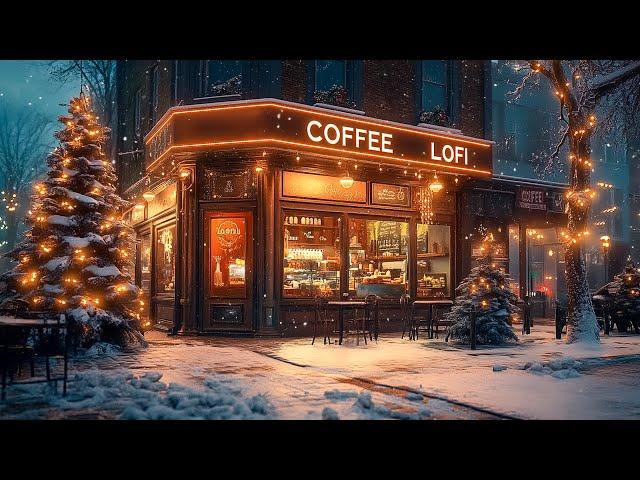 Winter Vibes Lofi ️ Warm Your Heart with Relaxing Beats  Lofi Coffee Ambience