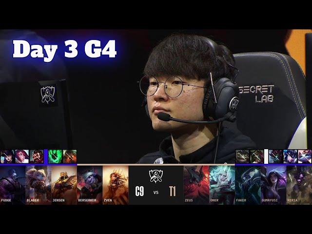 C9 vs T1 | Day 3 LoL Worlds 2022 Main Group Stage | Cloud 9 vs T1 - Groups full game