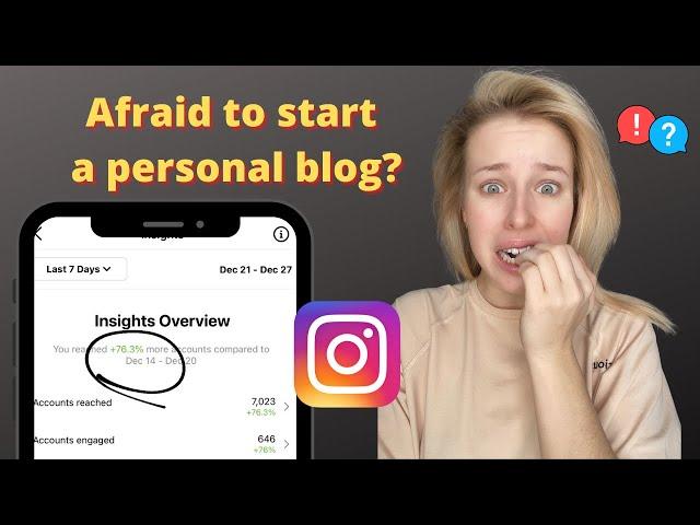 HOW TO START A PERSONAL BLOG on Instagram in 2022? Easily, quickly, for free.