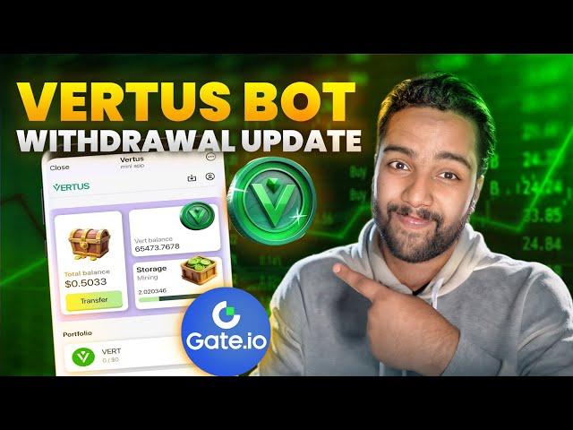 Vertus Mining Bot Withdrawal & Listing Update | New Feature To Increase Coin Balance In Vertus