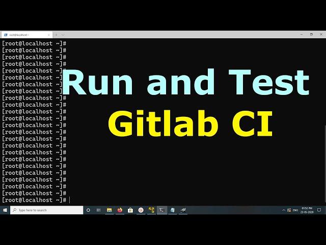 How to Run and Test Gitlab Ci Locally - Run and Test gitlab-ci.yml Locally