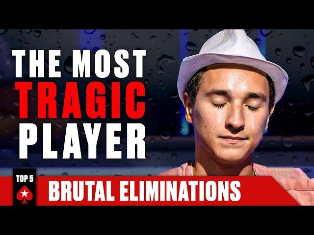 TOP 5 MOST BRUTAL ELIMINATIONS THAT WILL MAKE YOU SICK  ️  PokerStars