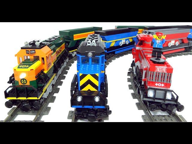 Lego train coal terminal - how it works: layout and load procedure