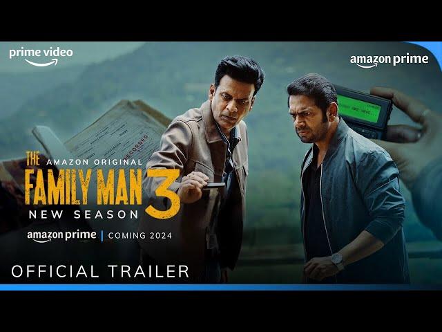 The Family Man Season 3 I Official Release Date I Family Man Season 3 Official Trailer @PrimeVideoIN