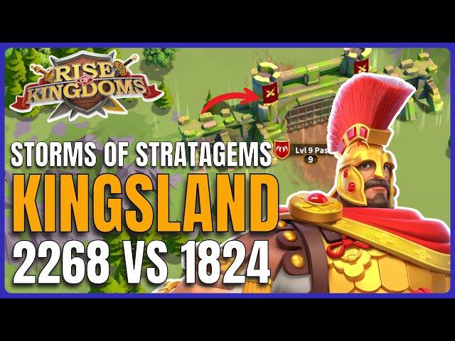 EXPERTISED Belisarius Prime KINGSLAND Fight! (2268 VS 1824/1900) Rise of Kingdoms