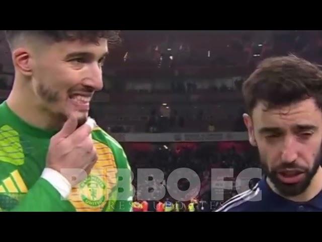 " just want to make everyone happy "Altay Bayindir  Man u vs arsenal Post match interview ft Bruno