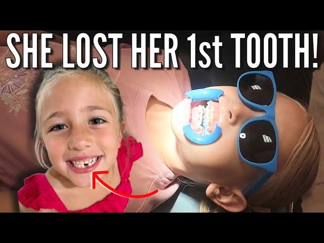 Stella's Loses Her First Tooth... at School! | And Livvy Receives a Braces Tune Up