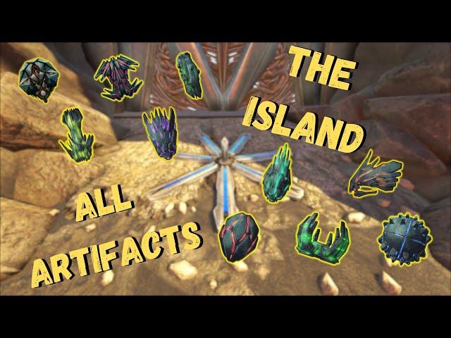 The Island - All Artifacts - Ark Survival Evolved #ark