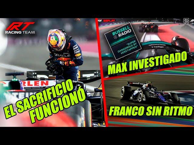 FUNCIONÓ el SACRIFICIO de CHECO  MAX con la POLE, PERO...  FRANCO sin RITMO  RESUMEN QUALY QATAR