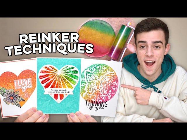 Card Making With Reinkers & Gel Press!