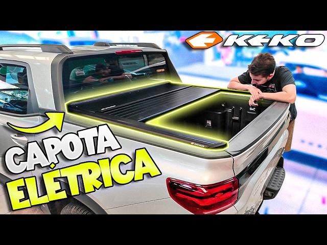 Instalei o ACESSÓRIO mais CARO para a MONTANA! Capota Elétrica da Keko EP #6