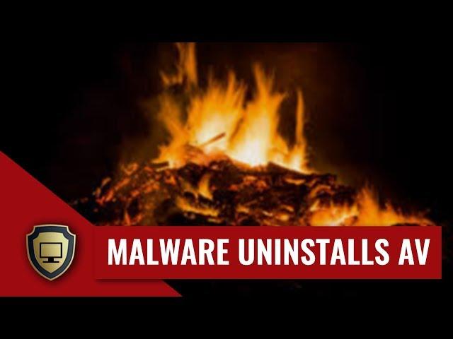 Malware uninstalls Antivirus | AVCrypt Ransomware