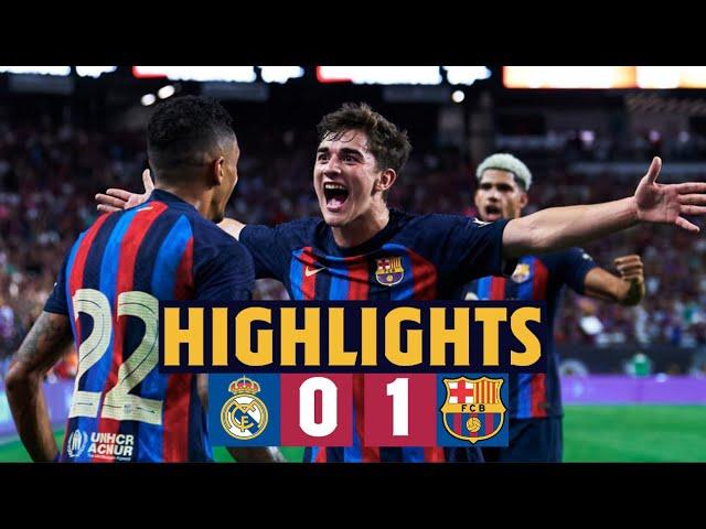  HIGHLIGHTS EL CLÁSICO: REAL MADRID 0 - 1 BARÇA 