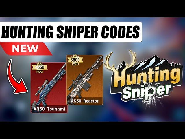 HUNTING SNIPER CODES 2024  HUNTING SNIPER REDEEM CODES