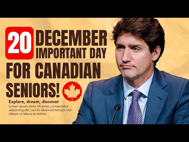 Important Day December 20: Canadian Seniors Receive OAS/CPP Payments | OAS Pension