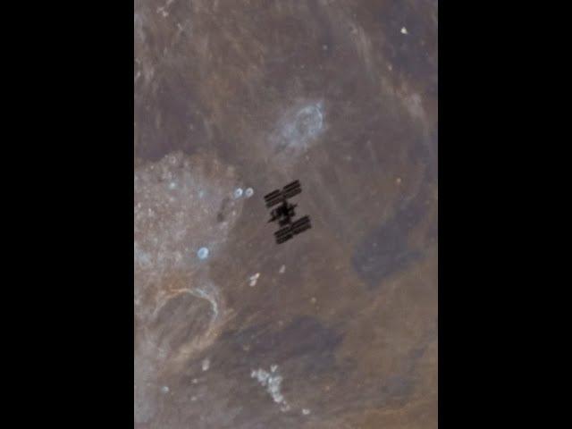 ISS transiting the face of the Moon...