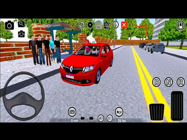 Renault Logan 2017 Taxi Mod Drive - Proton Bus Simulator Urbano Android Gameplay