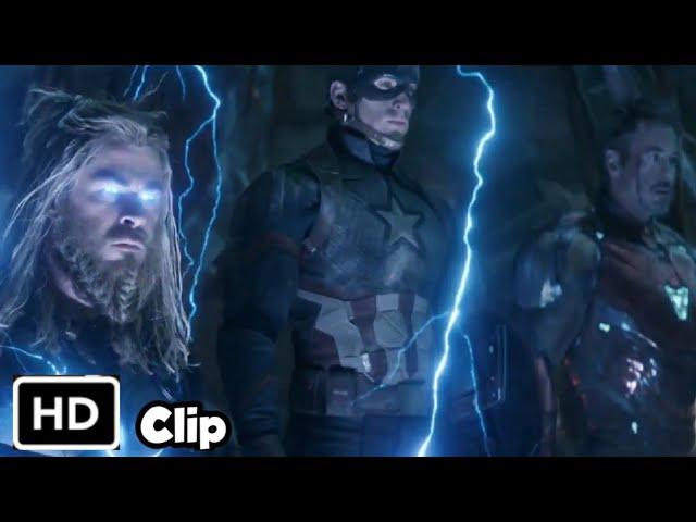 Thor Tony Steve Vs Thanos Hindi  Avengers Endgame Hindi HD 4K Clip