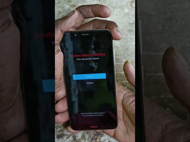 Redmi 7a Hard Reset #shorts