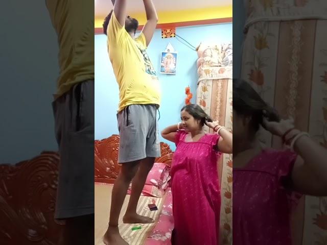 Best prank husband vs wife#funny #comedy #prank #couplegoals #viral #yt_shorts #sk family vlogs