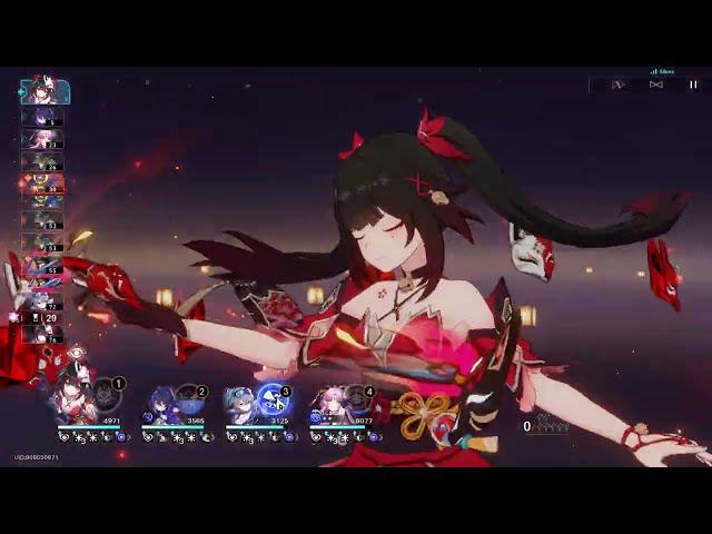 【崩鐵】2.5版本 混沌回憶 螢寶、希兒通關全紀錄 | Memory of Chaos | Honkai：Star Rail 2.5