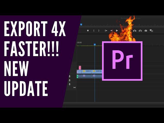 Export Video 4X FASTER in Premiere Pro! (Nvidia or AMD) - New Update!